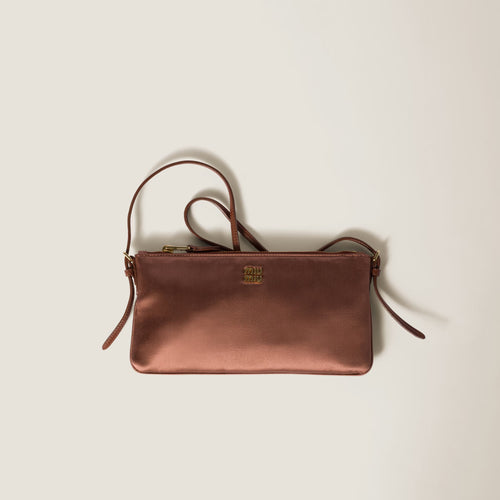 缪缪 Satin Pouch 手袋(迷你/2色)