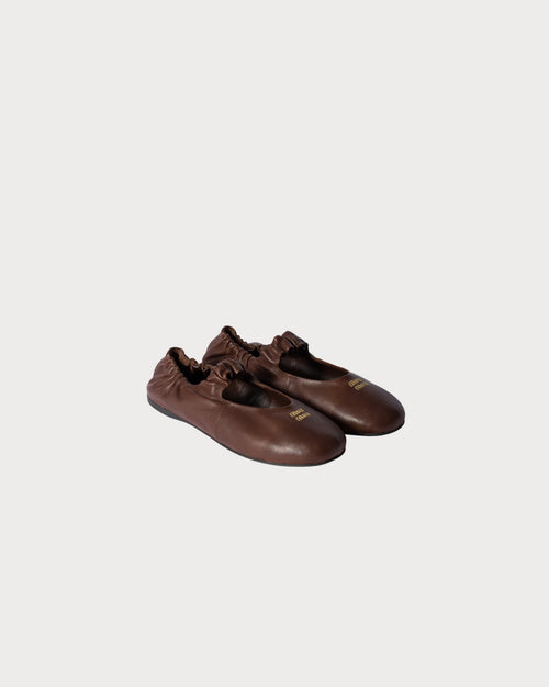 MIU MIU Ruches Nappa Leather Ballerinas | 繆繆 平底鞋 (多色)