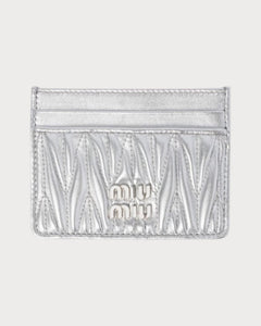 MIU MIU Matelasse Nappa Leather Card Holder | 缪缪卡套(多色)