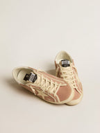 GOLDEN GOOSE Super - Star in powder - pink suede with cream leather star | 黃金鵝 Super - Star 粉霧粉色麂皮款,搭配米色皮革星星(粉霧粉色) - LondonKelly 英國名牌代購