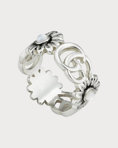 GUCCI Double G Mother of Pearl Ring | 古驰 戒指 (多色) - LONDONKELLY 英国名牌代购