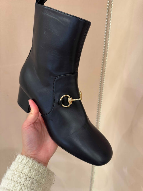 GUCCI Horsebit Ankle Boot(Black) - LONDONKELLY 英國名牌代購