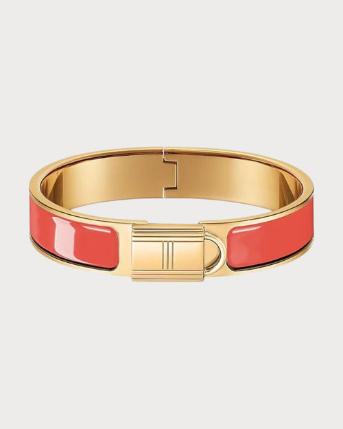 HERMES Clic Cadenas Bracelet | 爱马仕 手铸 (Orange)