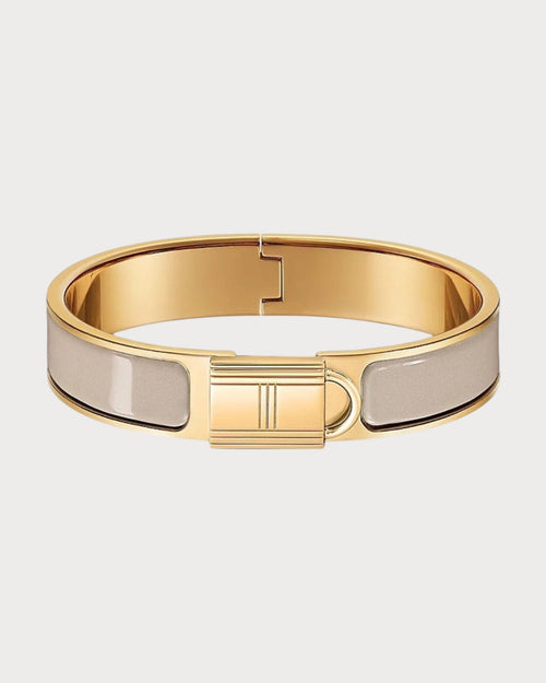 HERMES Clic Cadenas Bracelet | 爱马仕 手铸 (Marron Glace)
