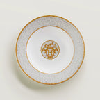 HERMES Mosaique Au 24 Gold Soup Plate | 爱马仕 餐具盘子两只 (金色) - LondonKelly 英国名牌代购