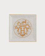 HERMES Mosaique au 24 gold square plate n°5 | 爱马仕 方形碟 (金色) - LondonKelly 英国名牌代购