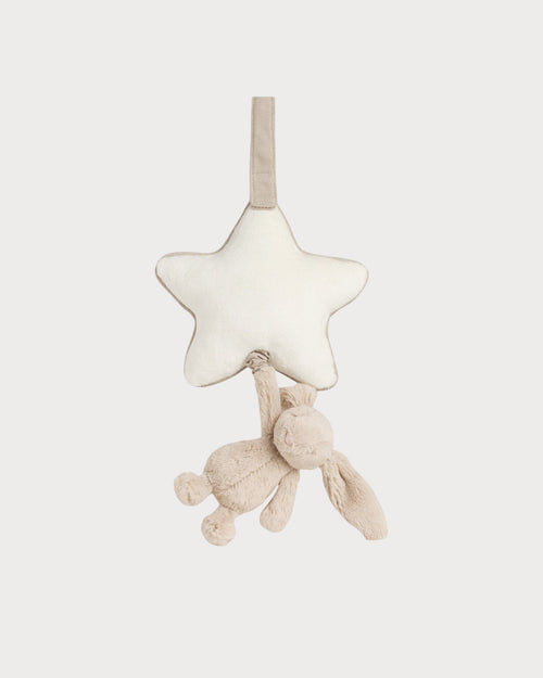 JELLYCAT Bashful Bunny Musical Pull Toy | 兔子音乐拉力玩具 (30CM/米色) - LondonKelly 英国名牌代购