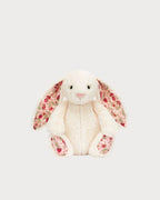 JELLYCAT Blossom Cream Bunny 'Berry' | 花朵奶油兔子“浆果” (白色) - LondonKelly 英国名牌代购