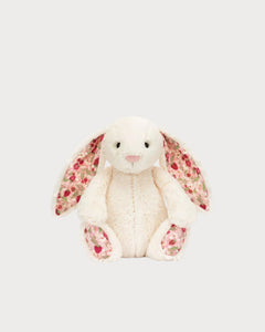 JELLYCAT Blossom Cream Bunny 'Berry' | 花朵奶油兔子“浆果” (白色) - LondonKelly 英国名牌代购