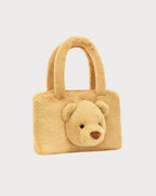 JELLYCAT Smudge Bear Tote Bag | 小熊手提袋 (啡色) - LondonKelly 英国名牌代购