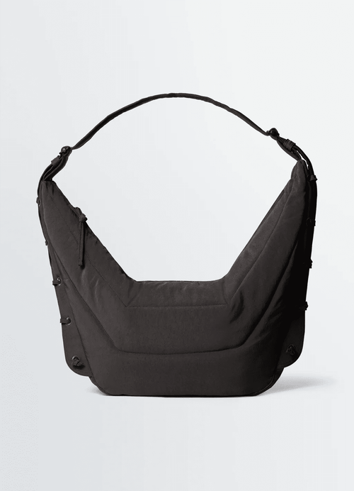 LEMAIRE Large Soft Game Bag In Water - Repellent Nylon Canvas | 防水手袋 (大碼/深啡色) - LONDONKELLY 英國名牌代購
