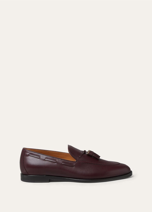 LORO PIANA Francis Walk Loafer | 諾悠翩雅 樂福鞋 (啡紅色) - LondonKelly 英國名牌代購
