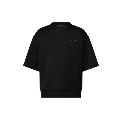 LOUIS VUITTON 1AGTT2 LV Embellished Jersey T-Shirt | 路易威登 男仕上衣 (黑色) - LondonKelly 英國名牌代購