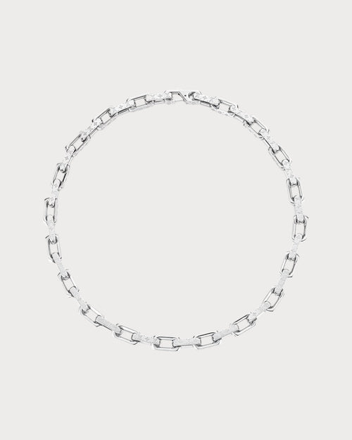 LOUIS VUITTON M00307 Men's Monogram Chain Necklace | 路易威登 男仕颈链 (银色) - LONDONKELLY 英国名牌代购