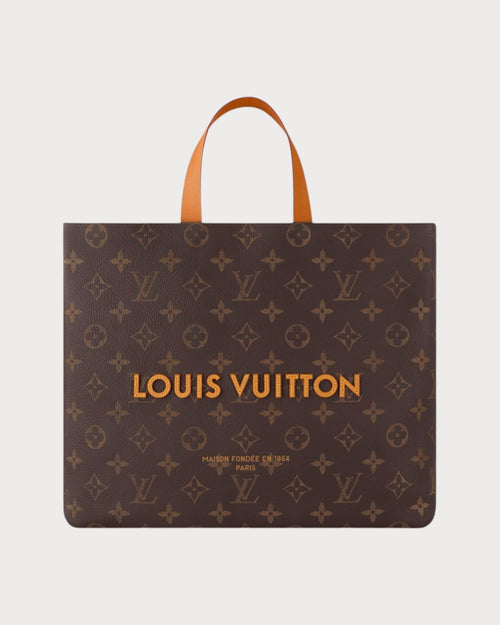 LOUIS VUITTON M13928 Shopper MM Tote Bag|路易威登 男仕手提袋 (啡色) - LONDONKELLY 英國名牌代購
