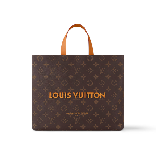 LOUIS VUITTON M13928 Shopper MM Tote Bag|路易威登 男仕手提袋 (啡色)