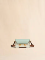 MARNI Green Cream and Brown Leather Trunkaroo Mini Shoulder Bag | 瑪尼 迷你袋 (綠色) - LondonKelly 英國名牌代購