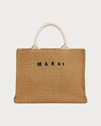 MARNI Natural - Coloured Raffia - Effect Tote Bag(Small/Brown) - LONDONKELLY 英國名牌代購