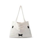 MIFFY Corduroy Shopping Bag | 米菲燈芯絨購物袋 (白色) - LondonKelly 英國名牌代購