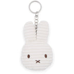 MIFFY Flat Corduroy Keyring | 米菲扁平燈芯絨鑰匙扣 (白色) - LondonKelly 英國名牌代購