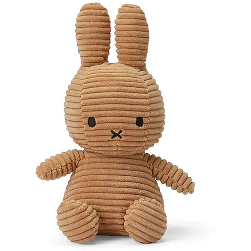 MIFFY Sitting Corduroy Plush | 米菲坐著的燈芯絨毛絨毛玩具 (米色) - LondonKelly 英國名牌代購