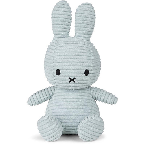MIFFY Sitting Corduroy Plush | 米菲坐著的燈芯絨毛絨毛玩具 (淺藍色) - LondonKelly 英國名牌代購