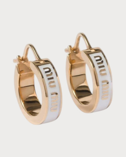 MIU MIU Enameled metal earrings | 缪缪 耳环 (多色) - LONDONKELLY 英国名牌代购