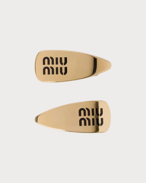 MIU MIU Enameled Metal Hair Clips | 繆繆 髮夾 (多色) - LONDONKELLY 英國名牌代購