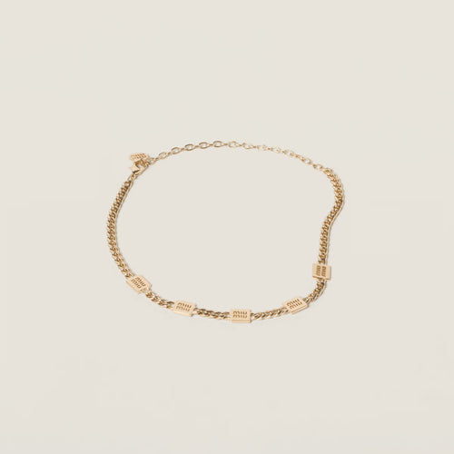 MIU MIU Metal Necklace | 繆繆 頸鏈 (金色) - LondonKelly 英國名牌代購