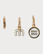 MIU MIU Set of Enameled Metal Earrings | 缪缪 耳环 (多色) - LONDONKELLY 英国名牌代购