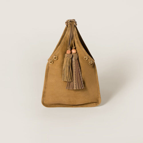 MIU MIU Suede Handbag with Tassels | 缪缪 手袋 (多色) - LondonKelly 英国名牌代购
