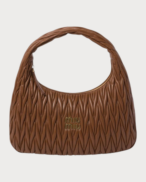 MIU MIU Wander Matelasse Nappa Leather Hobo Bag XL Size | 缪缪 手袋 (多色) - LONDONKELLY 英国名牌代购