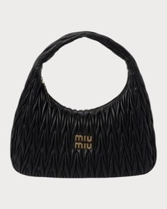 MIU MIU Wander Matelasse Nappa Leather Hobo Bag XL Size | 缪缪 手袋 (多色) - LONDONKELLY 英国名牌代购