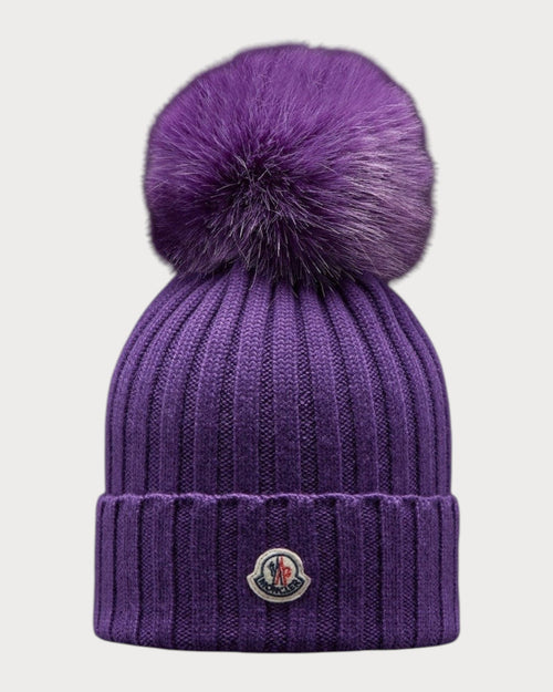 MONCLER Beanie with Pom Pom Wool(4 Colors) - LONDONKELLY 英国名牌代购