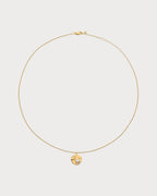 MONICA VINADER Capri 18ct Yellow Gold Vermeil and Pearl Disc Necklace | 頸鏈 (金色) - LondonKelly 英國名牌代購