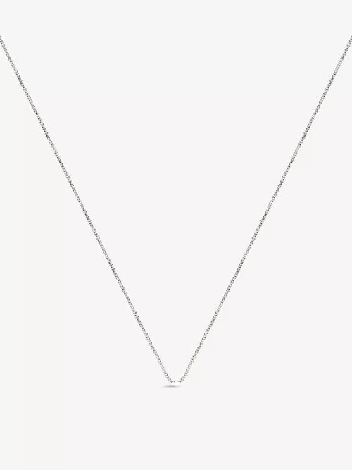 MONICA VINADER Sterling Silver Adjustable 15 - 17 Rolo Chain | 頸鏈 (銀色) - LondonKelly 英國名牌代購