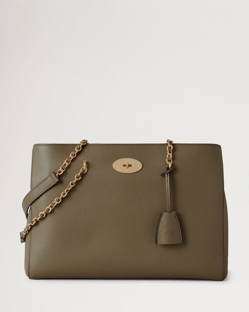 MULBERRY Lily Chain Tote | 瑪百莉 Lily 鏈條托特包(亞麻綠色) - LondonKelly 英國名牌代購