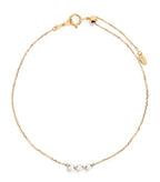 PERSEE Yellow Gold and Diamond Danae Bracelet | 黃金鑽石手鏈 (黃金) - LondonKelly 英國名牌代購