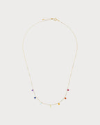 PERSEE Yellow Gold and Sapphire Chakra Necklace | 黃金藍寶石能量輪項鍊 (黃金) - LondonKelly 英國名牌代購