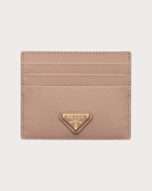 PRADA 1MC025 Saffiano Leather Triangle Logo Card Holder | 普拉达 卡套 (多色) - LONDONKELLY 英国名牌代购