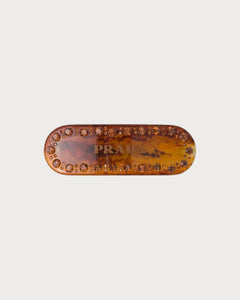 PRADA Plex Hair Clip | 普拉达 发夹 (Rust)