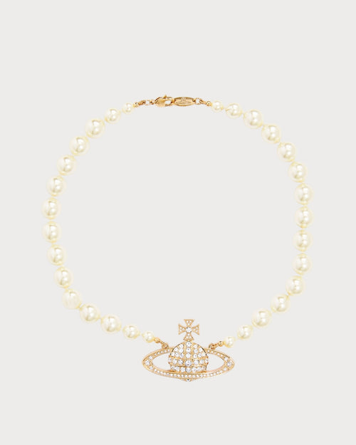 VIVIENNE WESTWOOD One Row Pearl Bas Relief Choker | 西太后 短珍珠颈链 (多色) - LondonKelly 英国名牌代购