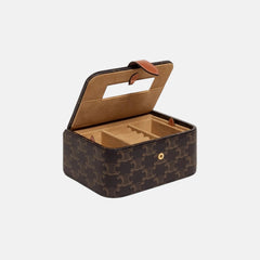 CELINE Triomphe Canvas Large Jewels Case | 赛琳 首饰盒 (Tan)