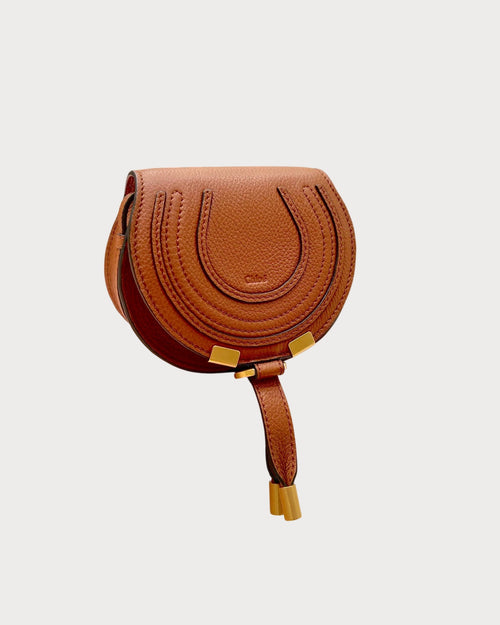 CHLOE Marcie Nano Saddle Bag | 蔻依 手袋 (迷你/Tan)
