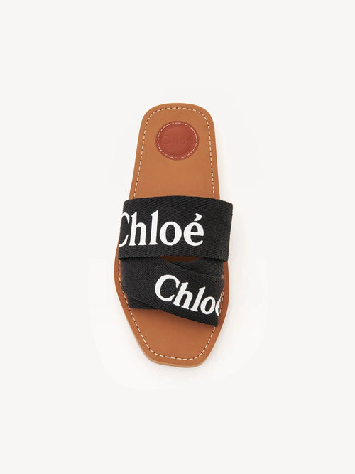 CHLOE Woody Flat Mule | 蔻依 拖鞋 (Black)