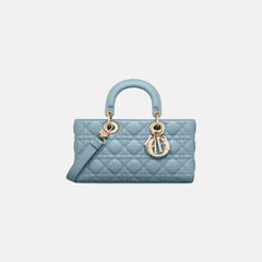 CHRISTIAN DIOR Medium Lady D-Joy Bag | 迪奧 D-Joy 手袋 (Horizon Blue)