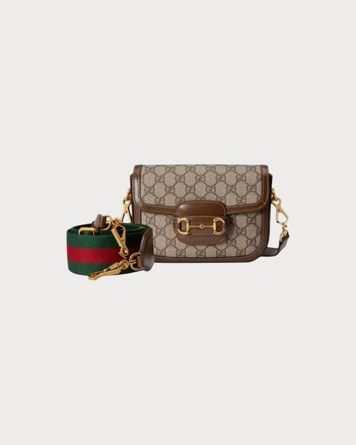 GUCCI Horsebit 1955 Mini Bag | 古馳 手袋 (啡色)