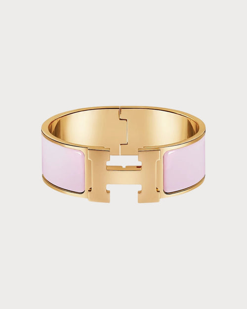 HERMES Clic Clac H Bracelet | 愛馬仕 手鐲 (Light Pink)