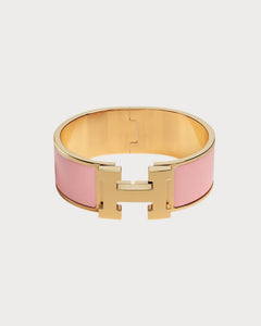 HERMES Clic Clac H Bracelet | 愛馬仕 手鐲 (Pink)