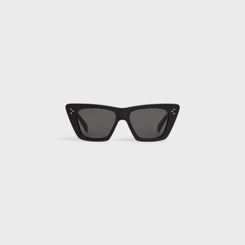 CELINE Women's Cat Eye S187 Sunglasses in Acetate | Celine Sunglasses (Multicolor)